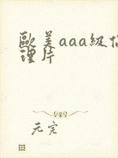 欧美aaa级伦理片