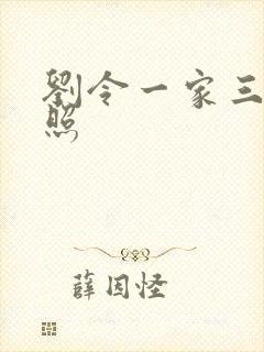 刘令一家三口近照