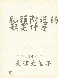 乳头附近的小凸起是什么封面