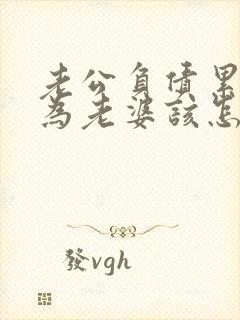 老公负债累累因为老婆该怎么做