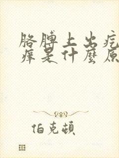 胳膊上出疙瘩很痒是什么原因