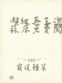 超级兵王混都市苏辰免费阅读