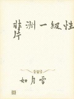 非洲一级性生活片