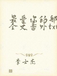 最爱你的那十年全文番外txt封面