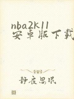 nba2k11安卓版下载