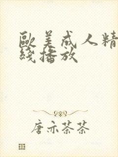 欧美成人精品在线播放