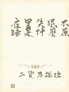 夜里失眠不能入睡是什么原因