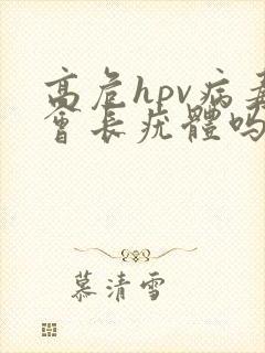 高危hpv病毒会长疣体吗