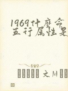 1969什么命五行属性是什么