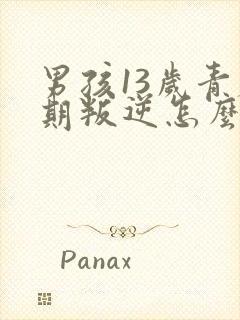 男孩13岁青春期叛逆怎么办封面