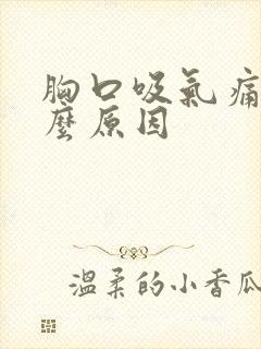 胸口吸气痛是什么原因