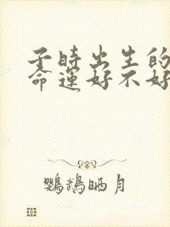 子时出生的男孩命运好不好