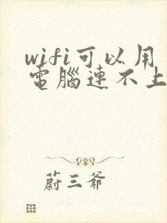 wifi可以用电脑连不上网怎么回事