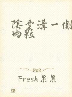 阴囊沟一侧有小肉粒