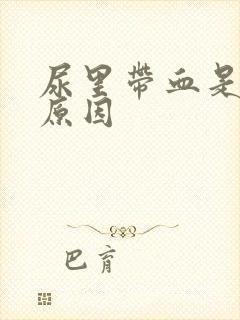 尿里带血是什么原因