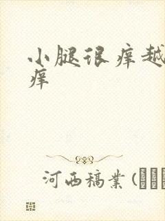 小腿很痒越挠越痒封面