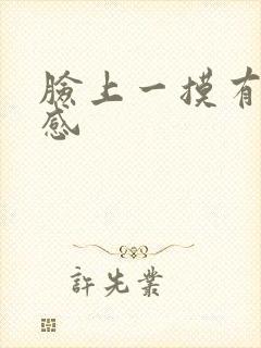 脸上一摸有刺痛感