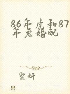86年虎和87年兔婚配