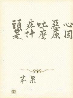 头疼吐恶心难受是什么原因