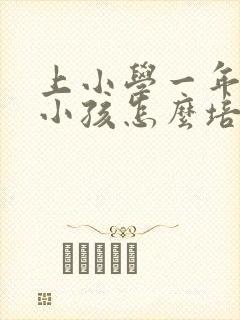 上小学一年级的小孩怎么培养他的注意力封面