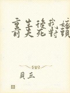 重生后我嫁给了前夫死对头小说