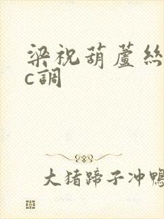 梁祝葫芦丝简谱c调