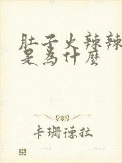 肚子火辣辣的疼是为什么