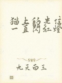 猫上的光信号灯一直闪红灯怎么办封面