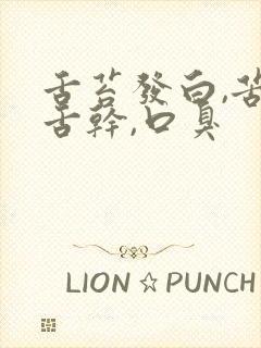 舌苔发白,苦,舌干,口臭