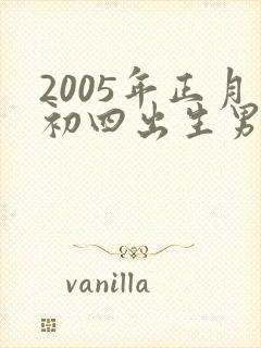 2005年正月初四出生男命运封面