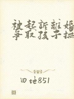 被起诉离婚怎么争取孩子抚养权封面