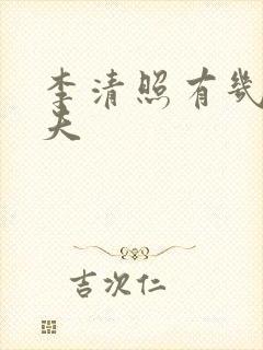 李清照有几个丈夫封面