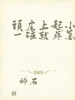 头皮上起小疙瘩一碰就疼怎么回事