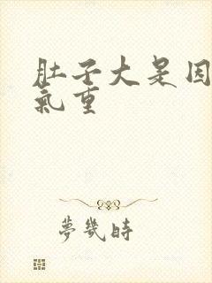 肚子大是因为湿气重