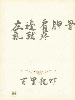 左边肩胛骨一吸气就疼