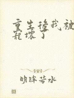 重生后我被老公宠坏了