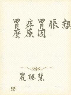 胃疼胃胀想吐什么原因