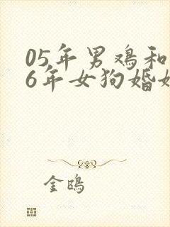 05年男鸡和06年女狗婚姻相配吗