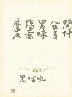 摩羯男公开女朋友意味着什么