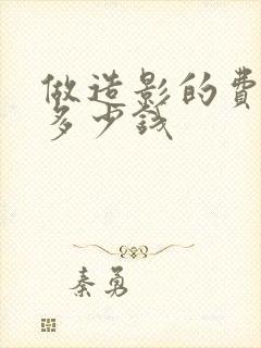 做造影的费用是多少钱