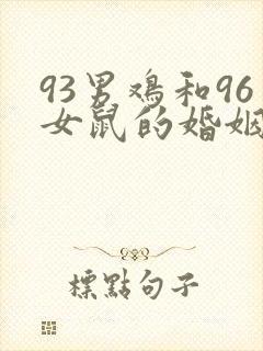 93男鸡和96女鼠的婚姻