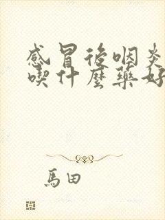 感冒后咽炎干咳吃什么药好