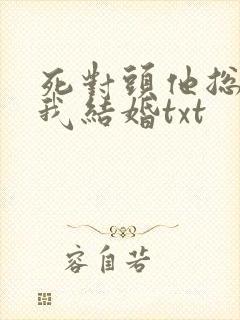 死对头他总想和我结婚txt封面
