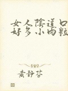 女人阴道口起了好多小肉粒封面