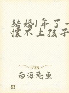 结婚1年了一直怀不上孩子怎么办