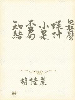 知否小蝶最后的结局是什么