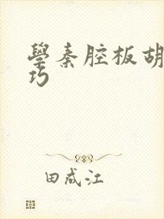 学秦腔板胡的技巧封面