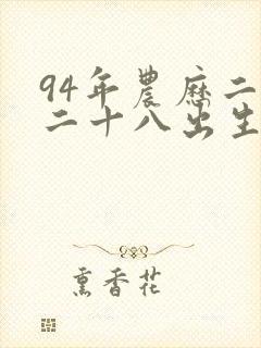 94年农历二月二十八出生命运