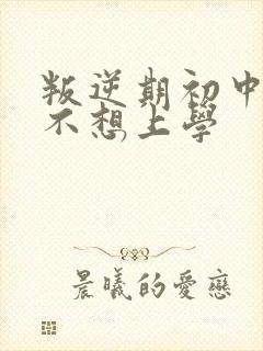 叛逆期初中男孩不想上学