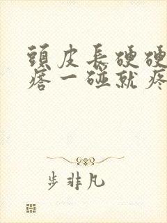 头皮长硬硬的疙瘩一碰就疼